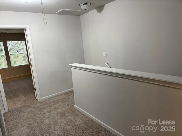 a view of small space with closet