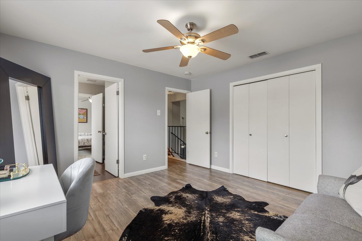 208 Skyloop Drive Austin, TX 78745 - Photo 21 of 34 Versatile 3rd bedroom ideal for guests, office space, or creative use.