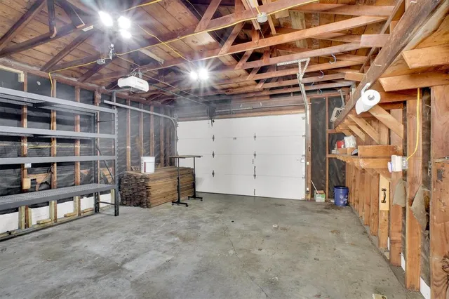 a view of a storage room