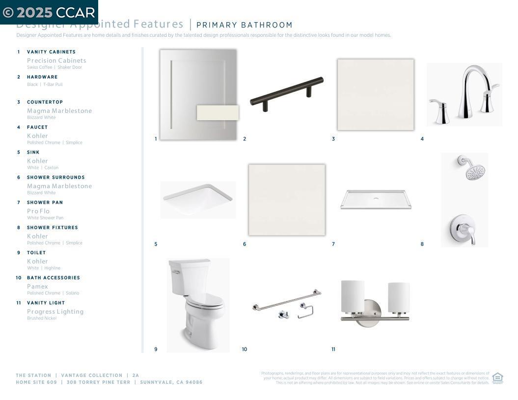 308 Torrey Pine Terrace, Unit 609 Sunnyvale, CA 94086 - Photo 11 of 19 a bathroom with a sink a toilet and mirror