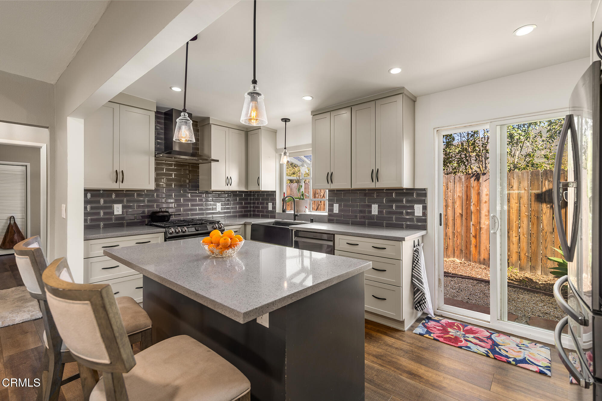 456 North Rice Road Ojai, CA 93023 - Photo 11 of 55 a kitchen with a sink appliances and cabinets