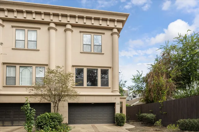 a front view of a building