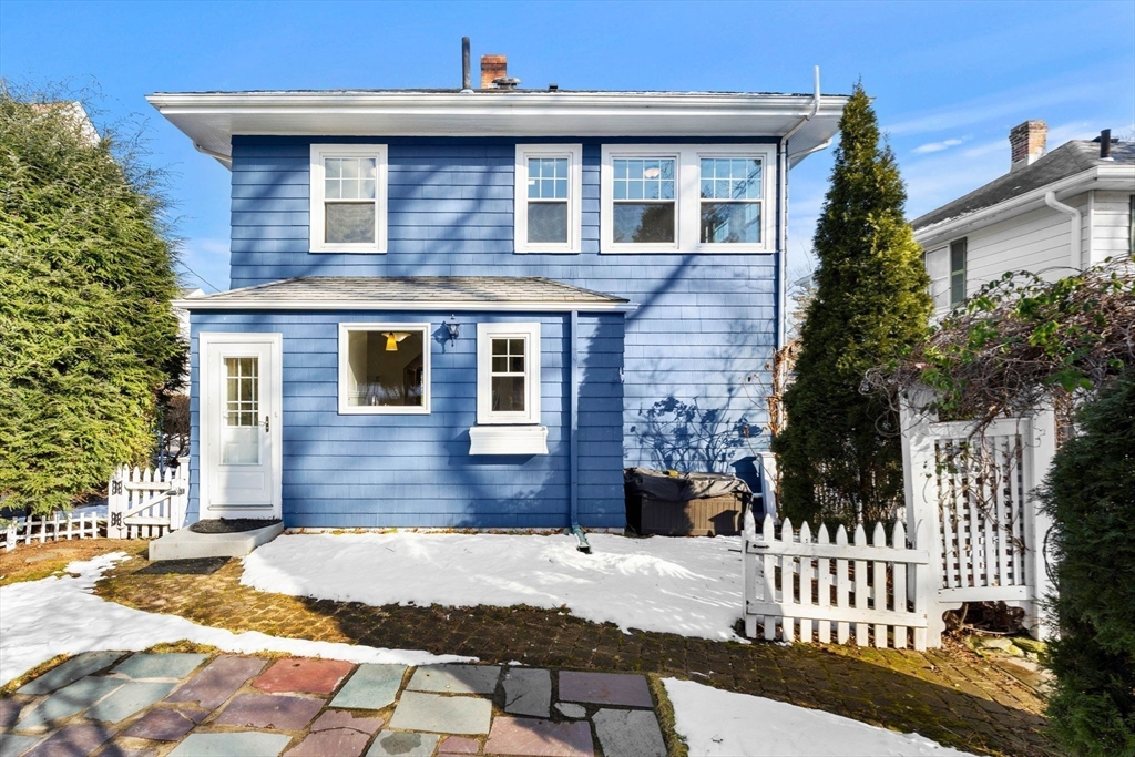 27 Hawthorn Road Milton, MA 02186 - Photo 21 of 26 a front view of a house with a yard