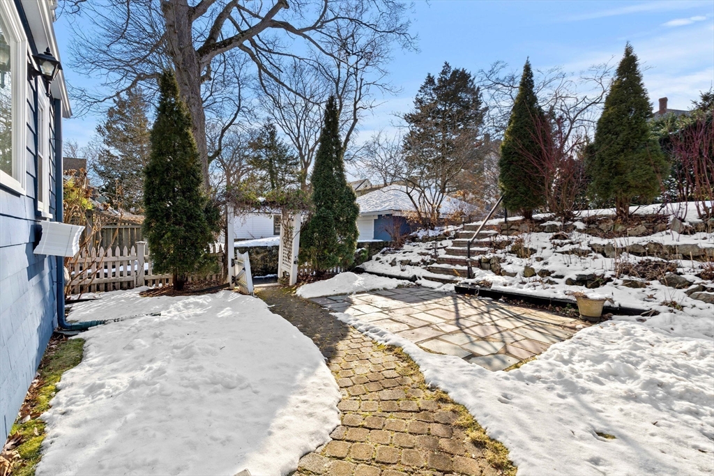 27 Hawthorn Road Milton, MA 02186 - Photo 22 of 26 a view of a backyard of the house