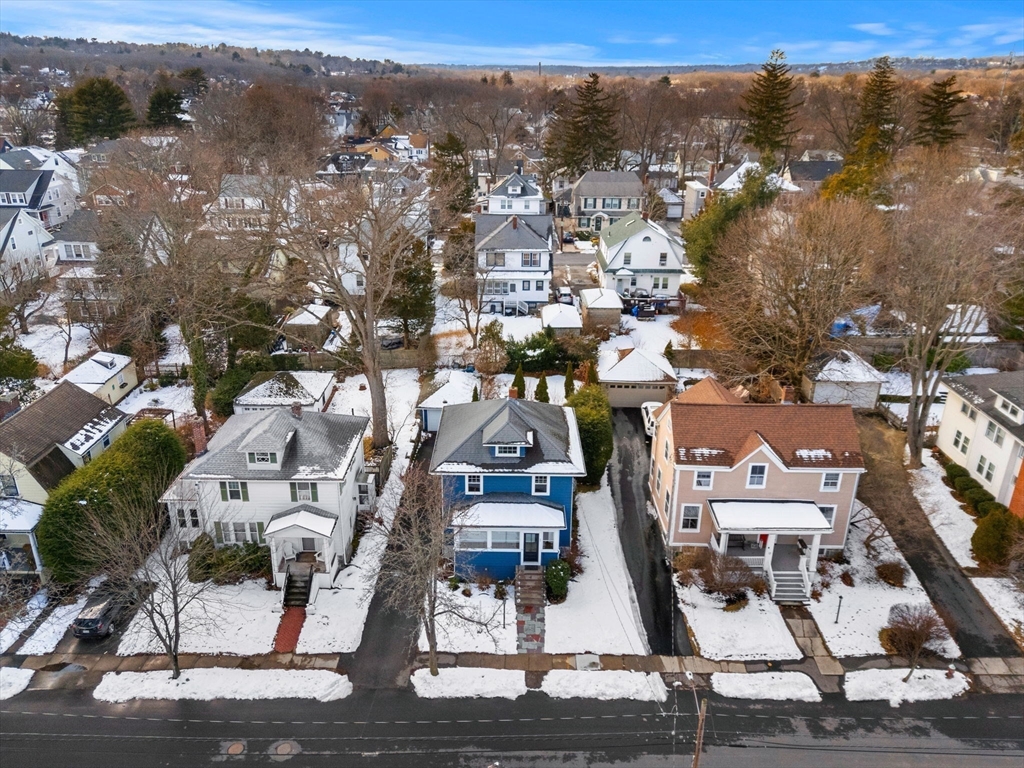 27 Hawthorn Road Milton, MA 02186 - Photo 26 of 26 an aerial view of residential houses with outdoor space