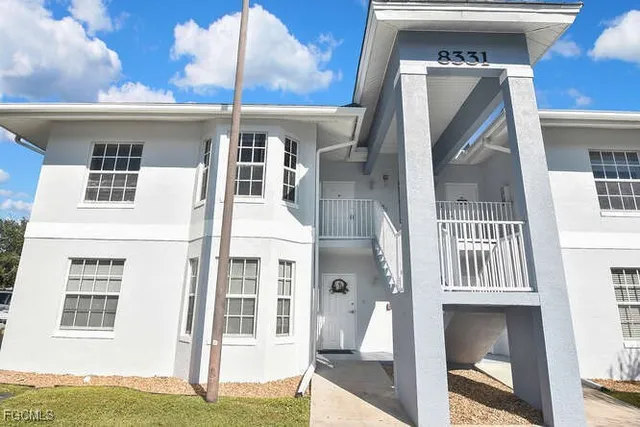 a view of front door of house