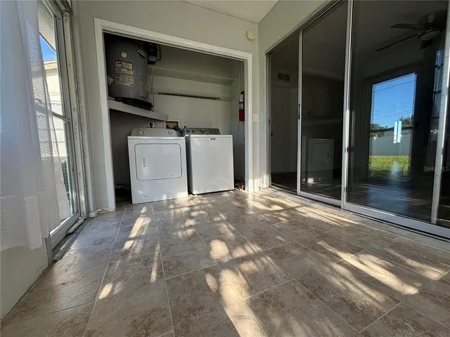 a view of a house with a door