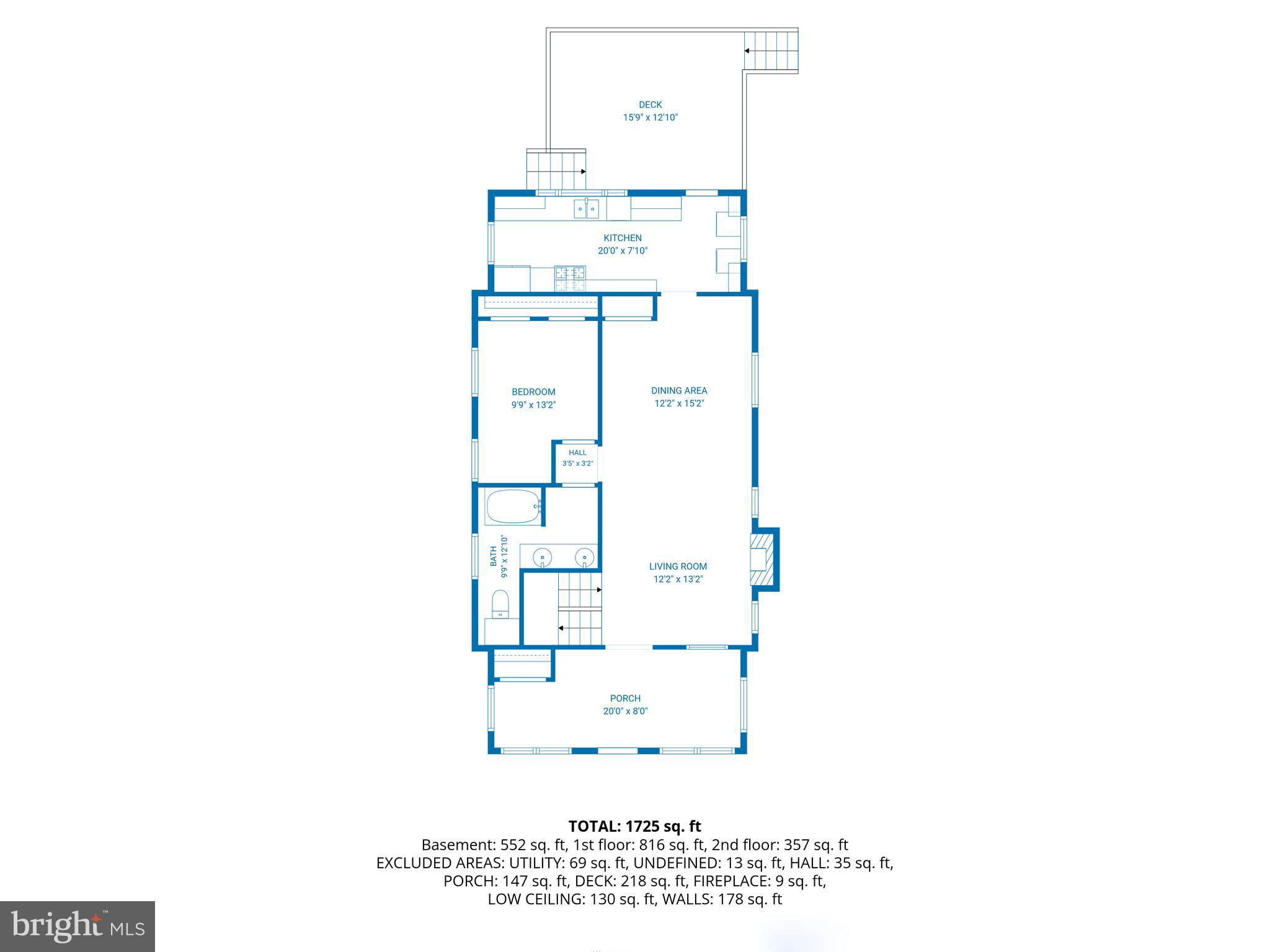 736 Dennis Avenue Silver Spring, MD 20901 - Photo 34 of 34 Main Level Floorplan