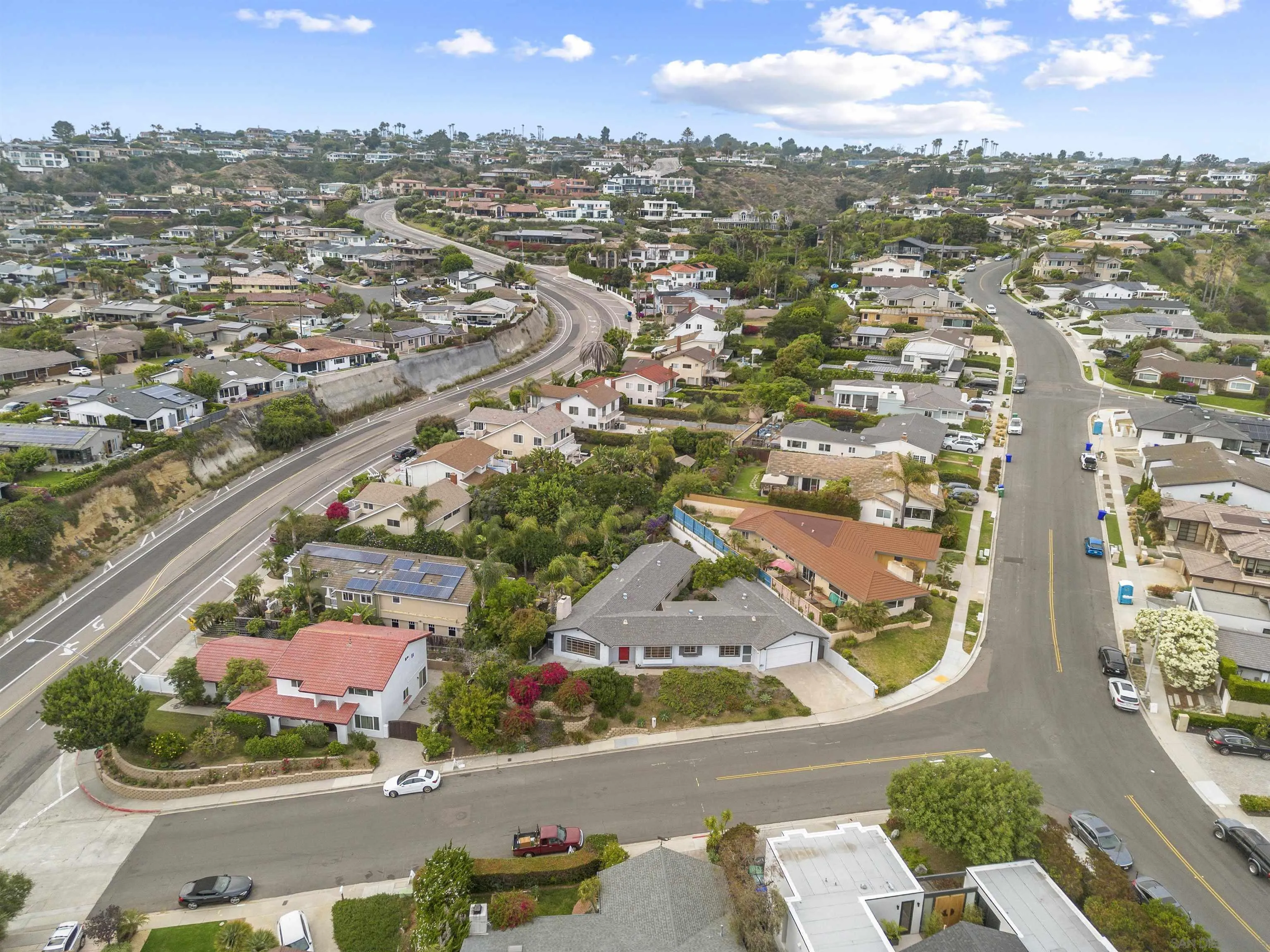 838 Lamplight Drive La Jolla, CA 92037 - Photo 42 of 42 an aerial view of city and lake