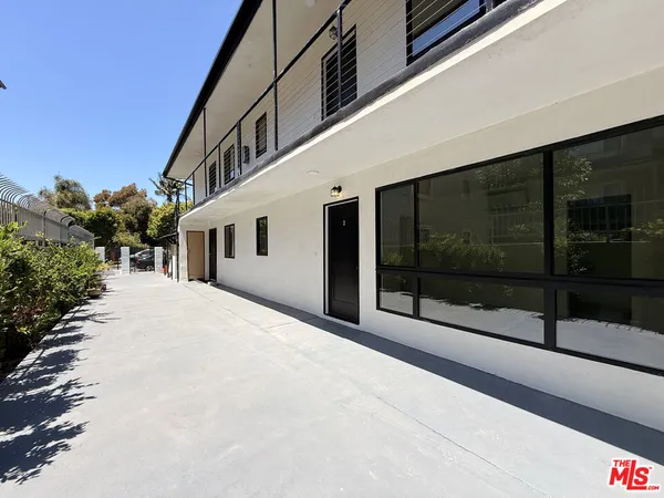 a view of a house with a balcony