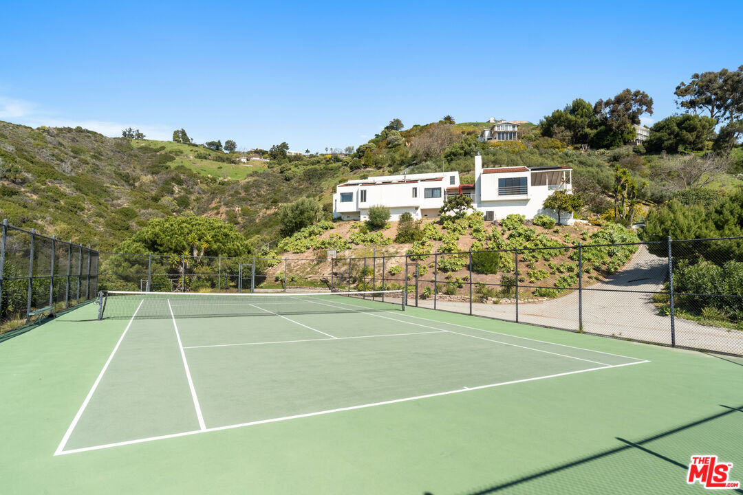20755 Seaboard Road Malibu, CA 90265 - Photo 42 of 57 a view of a tennis court