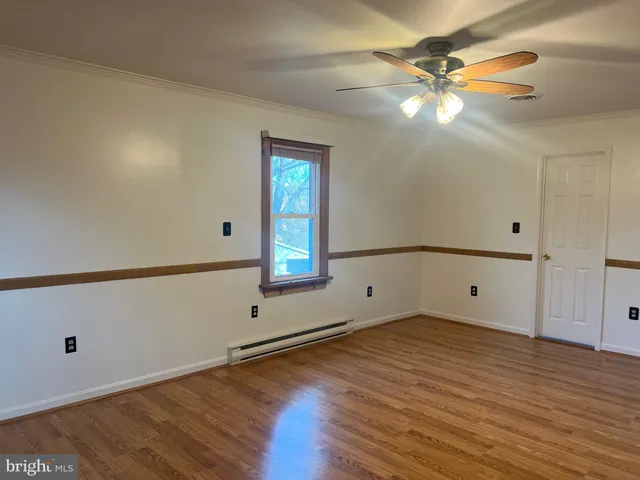 wooden floor in an empty room