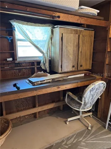 a view of storage and utility room