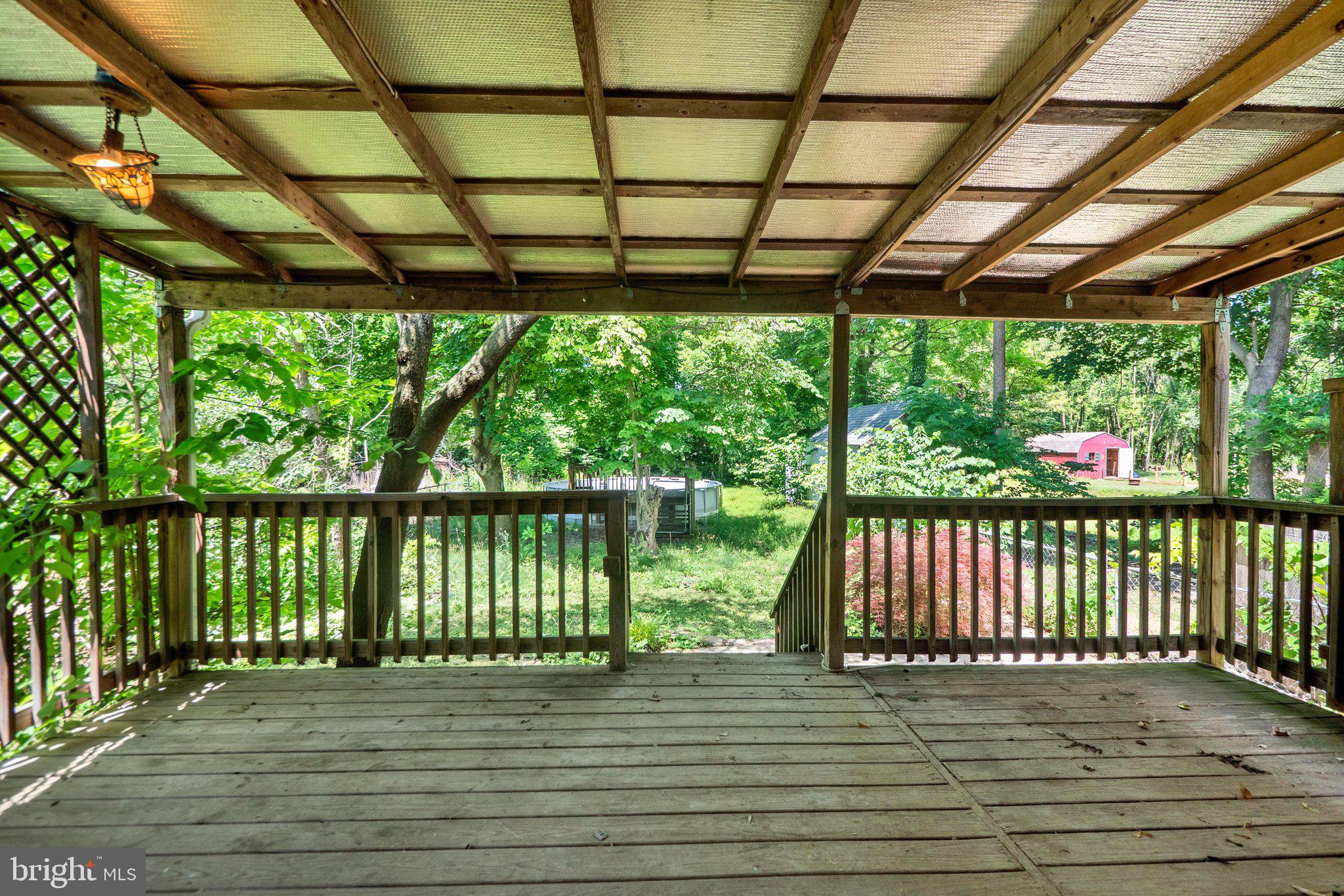 11024 Hickory School Road Williamsport, MD 21795 - Photo 15 of 16 Large Covered Deck-Rear