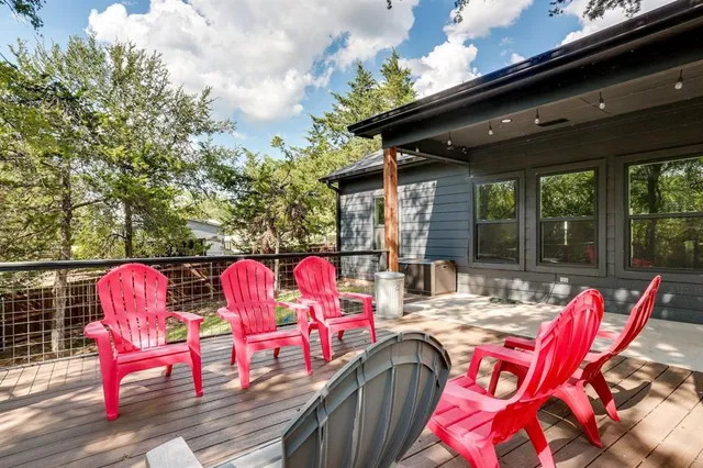 a outdoor space with furniture