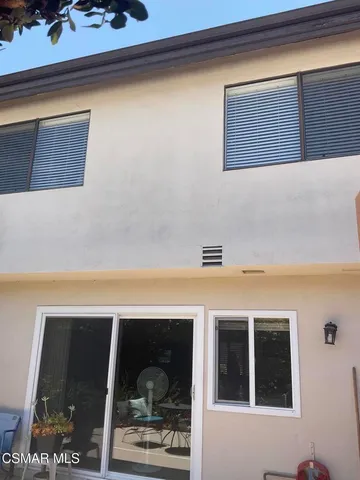 a view of the front door of house