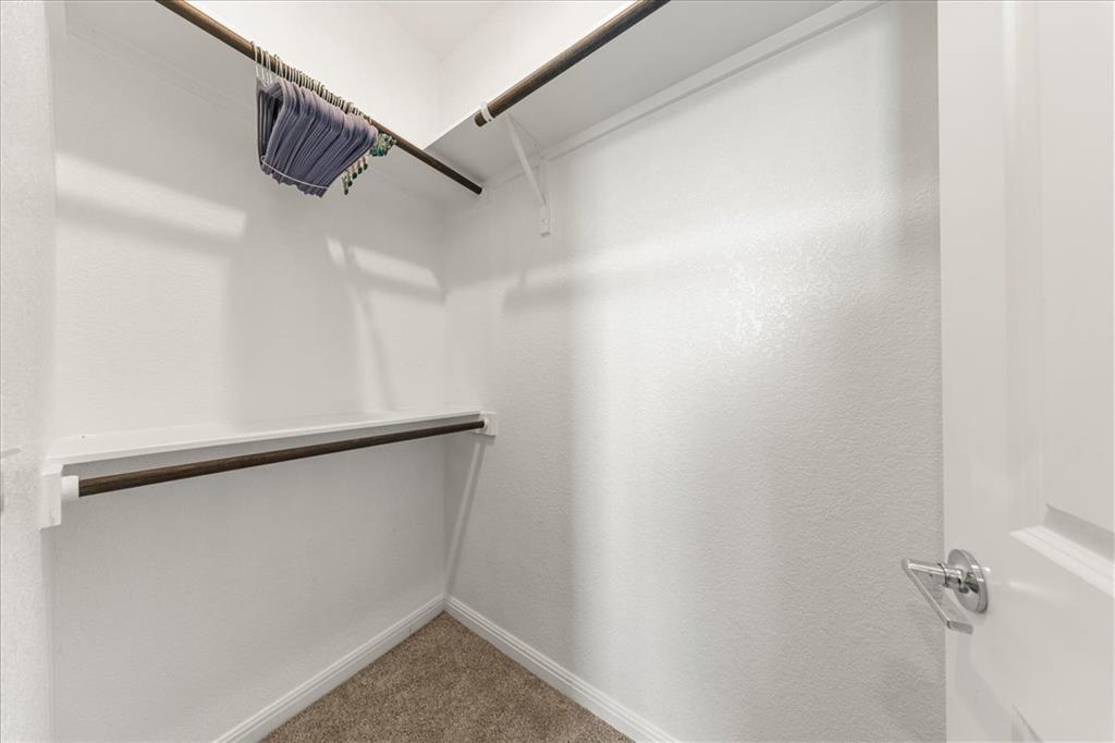 9015 Cattle Baron Path, Unit 1502 Austin, TX 78747 - Photo 26 of 31 Walk in closet featuring light carpet