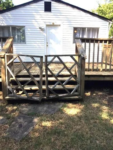 a view of a car garage