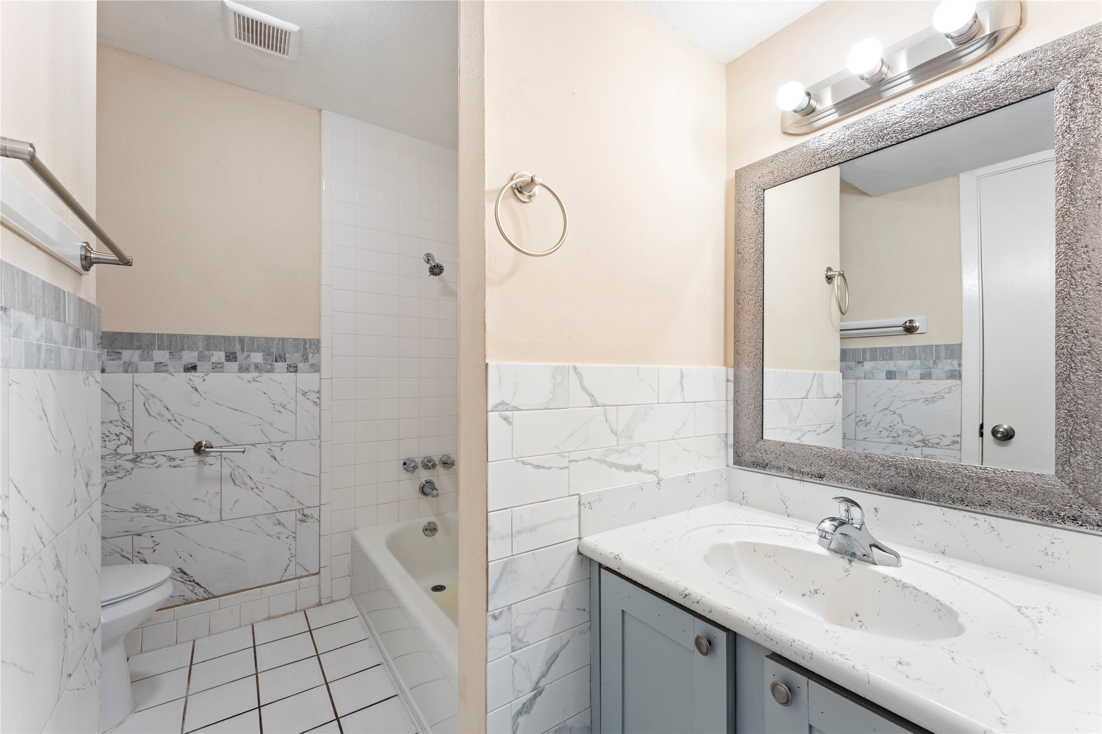 3316 Burke Road, Unit 43 Pasadena, TX 77504 - Photo 13 of 15 a bathroom with a sink and a mirror