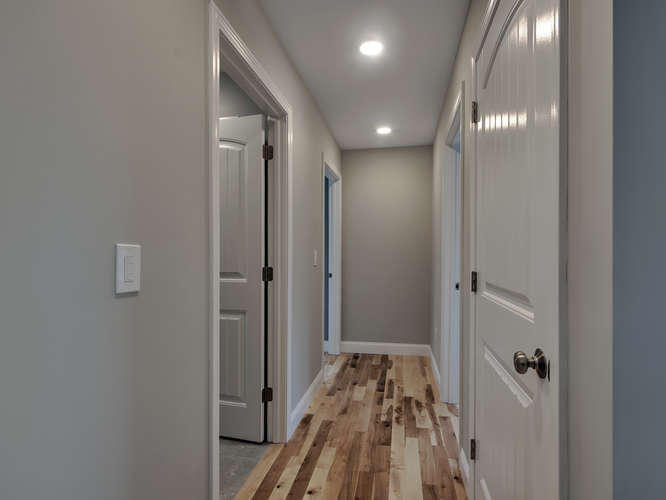 Lot 1 Head Tide Hill Road Alna, ME 04535 - Photo 18 of 42 Hallway leading to bath & Bedrooms