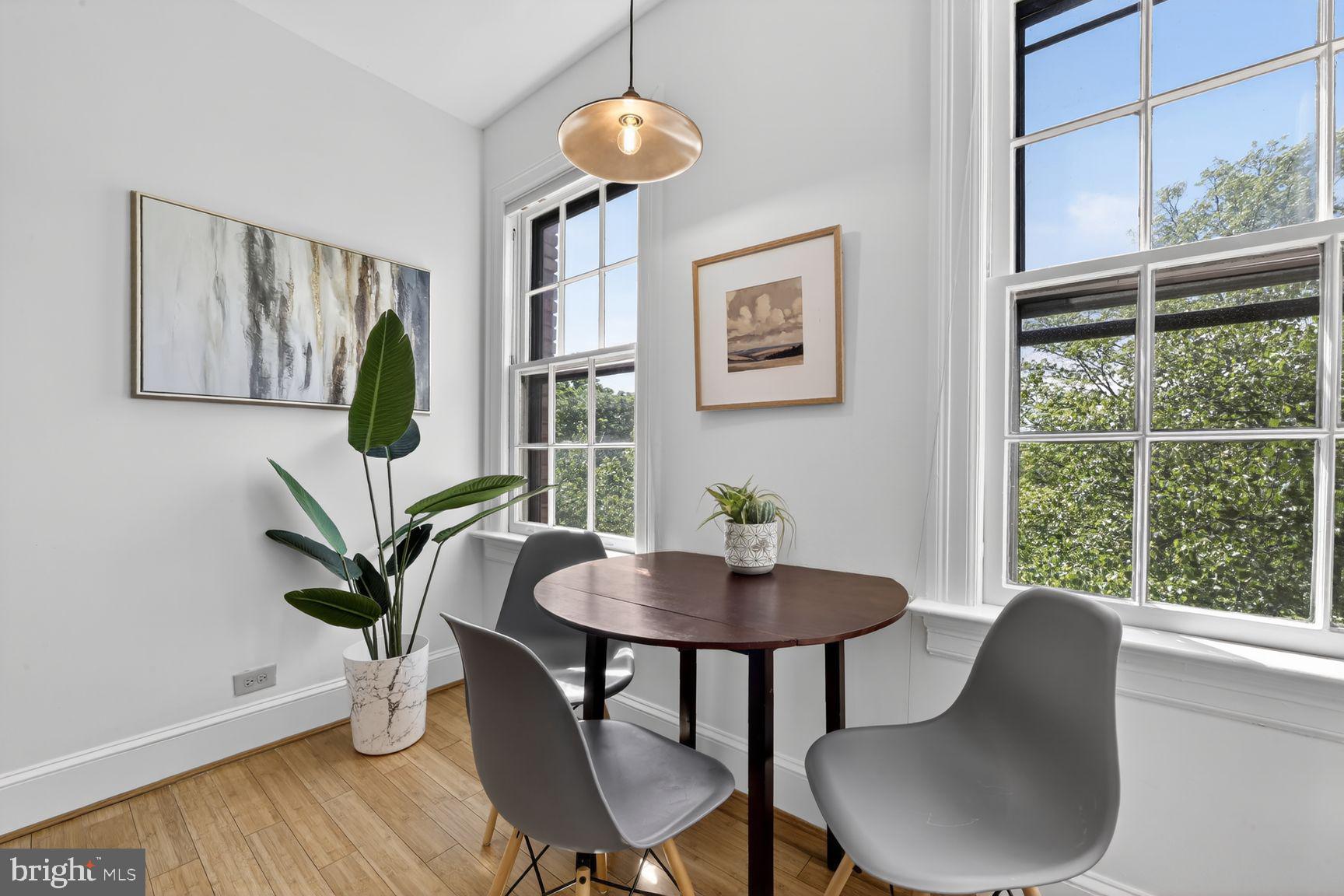 2707 Adams Mill Road Northwest, Unit 400 Washington, DC 20009 - Photo 9 of 21 Bright and airy dining nook retreat.