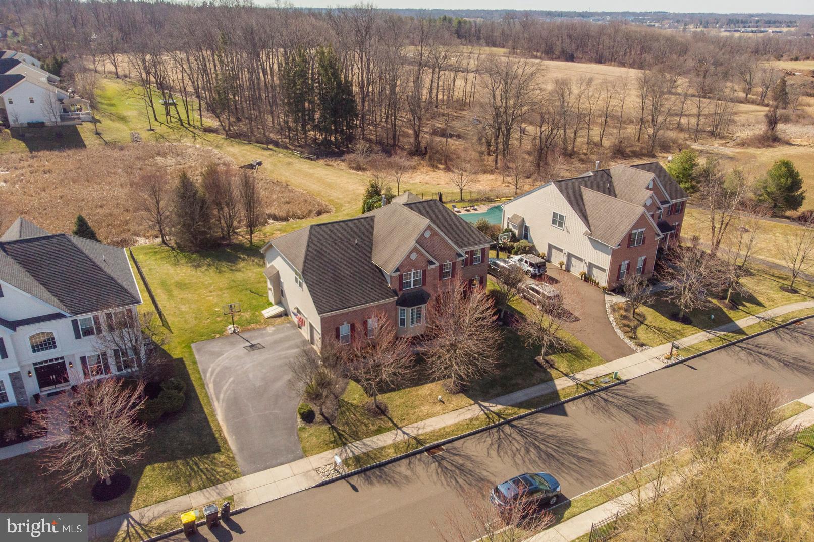 2080 Lincolnshire Road Furlong, PA 18925 - Photo 57 of 62 Exterior aerial showing open space behind home