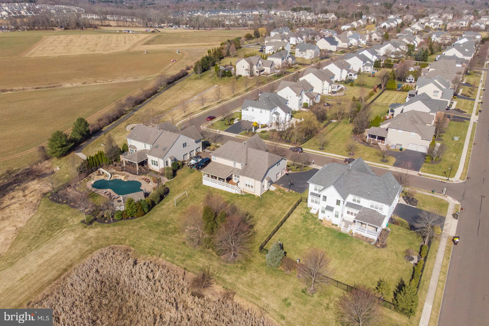 2080 Lincolnshire Road Furlong, PA 18925 - Photo 60 of 62 Aerial of neighborhood and surrounding farm