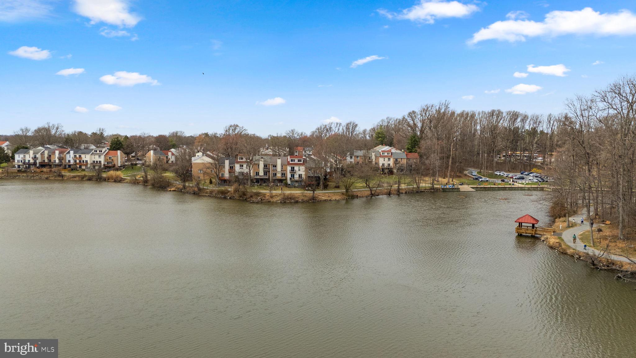 7263 Dockside Lane Columbia, MD 21045 - Photo 45 of 56 exterior from across the lake