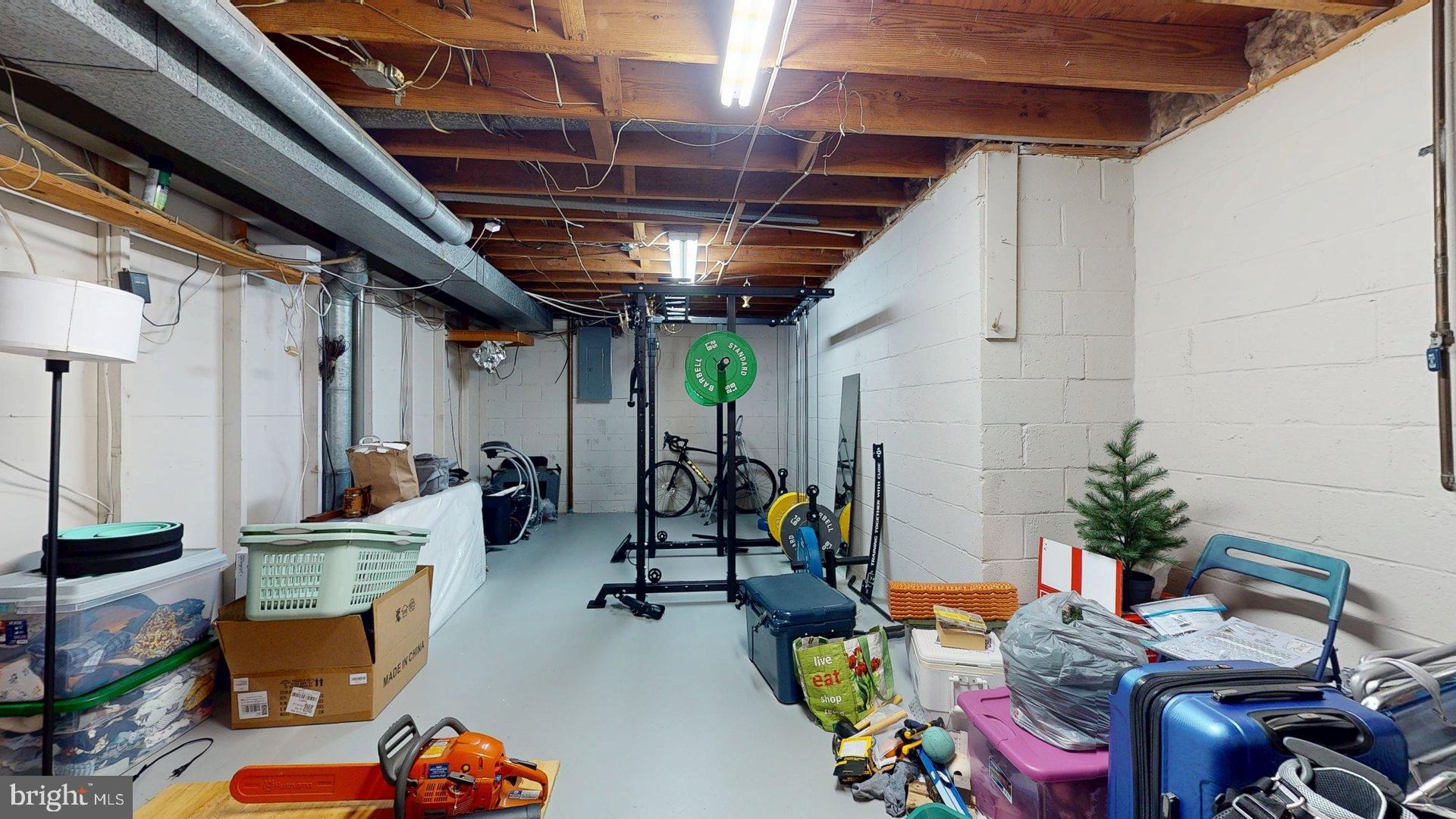 6334 Alberta Street Springfield, VA 22152 - Photo 24 of 28 a view of a room with gym equipment