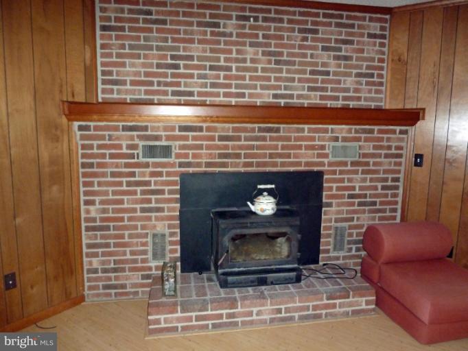 Fireplace with Woodstove Insert