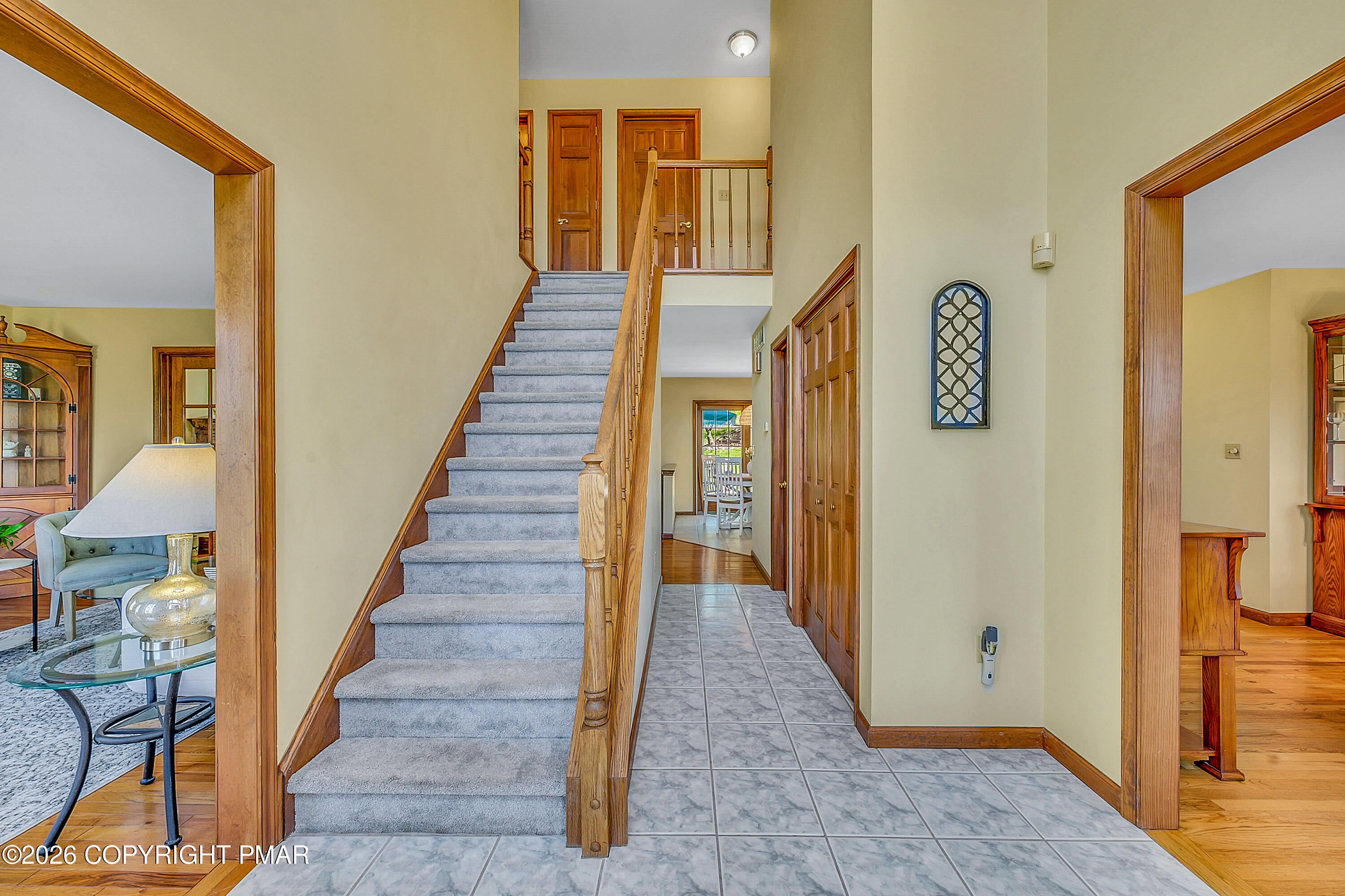 207 Smiley Lane Stroudsburg, PA 18360 - Photo 27 of 85 a view of a hallway with wooden floor and entryway