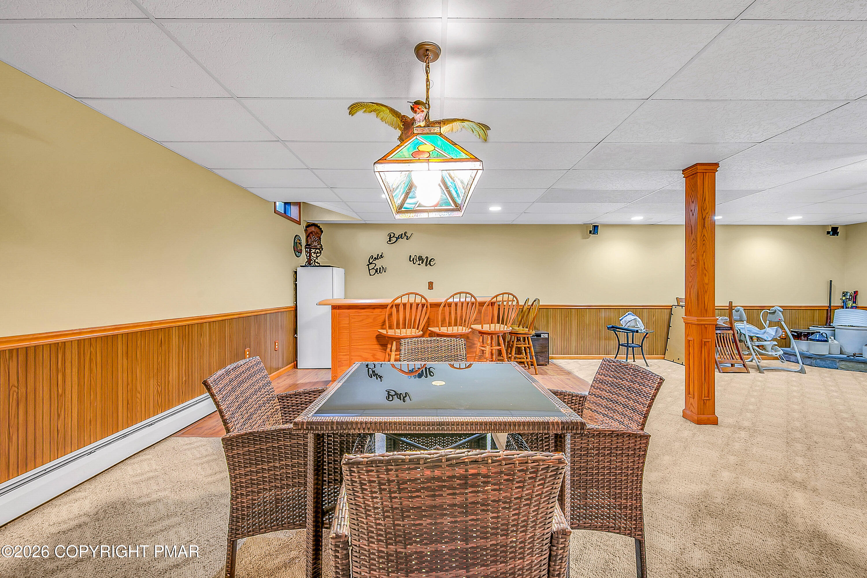 207 Smiley Lane Stroudsburg, PA 18360 - Photo 57 of 85 a view of a dining room with furniture and wooden floor