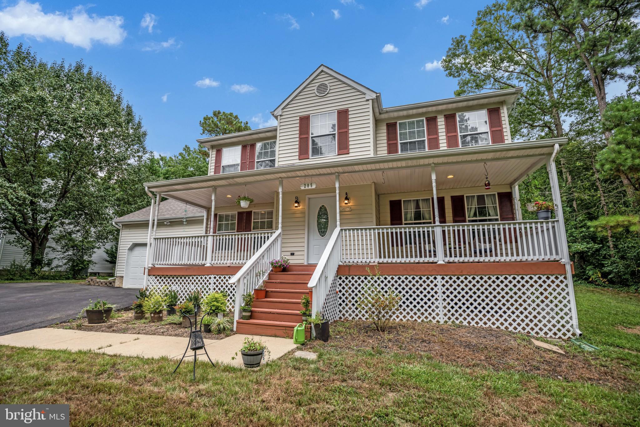 285 Hilltop Road Lusby, MD 20657 - Photo 2 of 28 Front Elevation with Porch