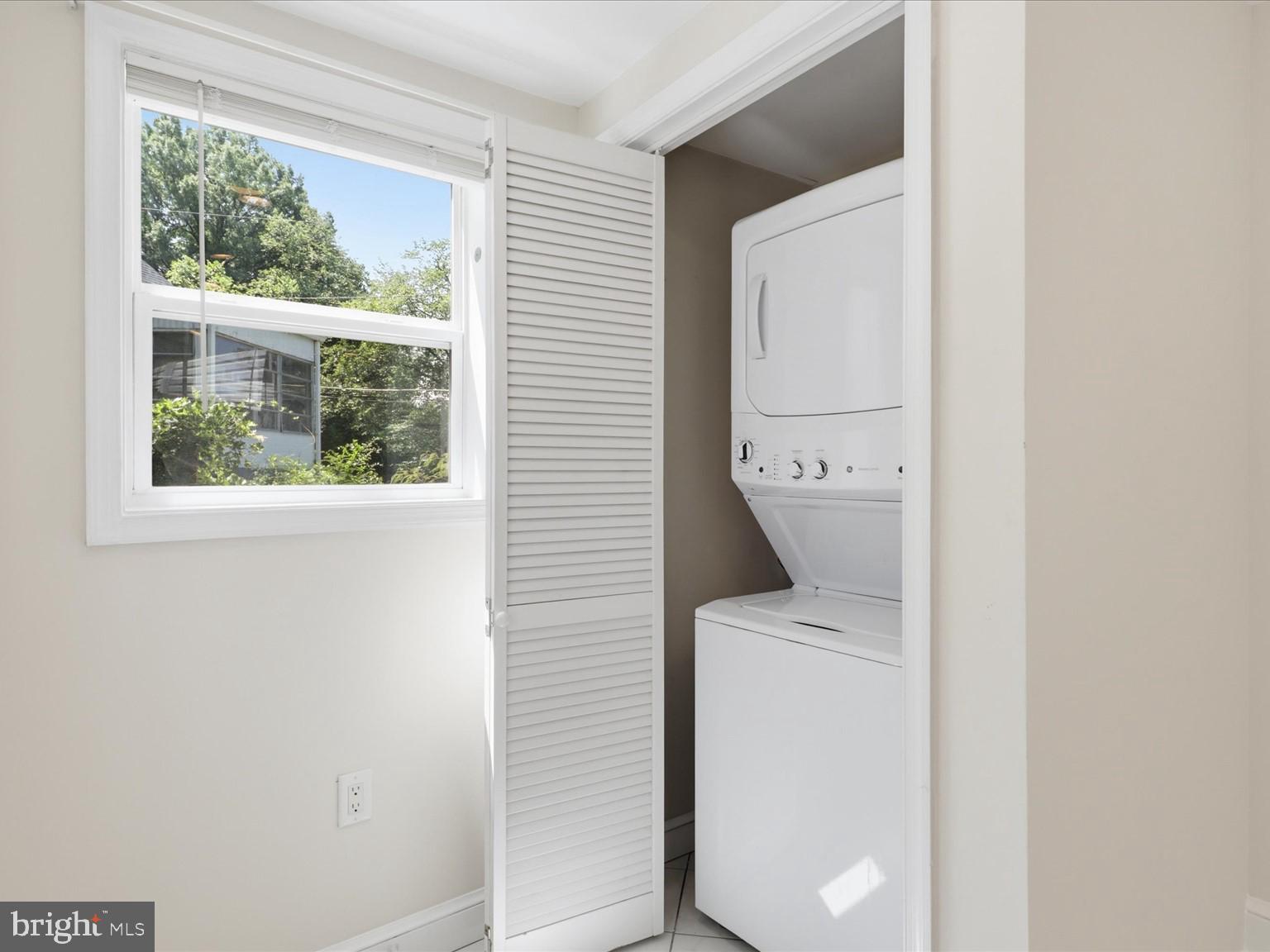 6003 Rixey Drive Alexandria, VA 22303 - Photo 16 of 37 Closet with Stackable washer and dryer