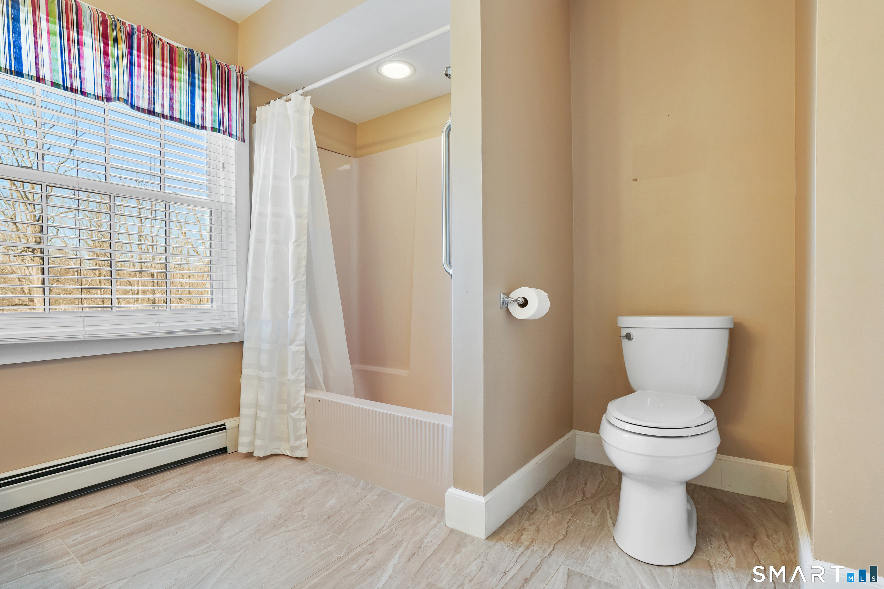 297 Long Mountain Road New Milford, CT 06776 - Photo 34 of 40 a bathroom with a toilet and a shower