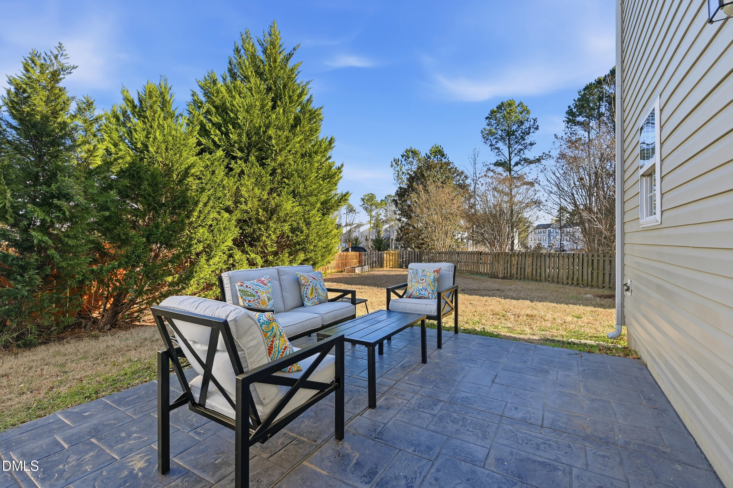 5401 Onyx Mill Court Raleigh, NC 27616 - Photo 41 of 48 a view of a chairs and table in the patio