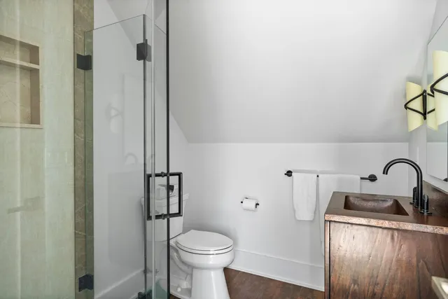 a bathroom with a sink and a toilet