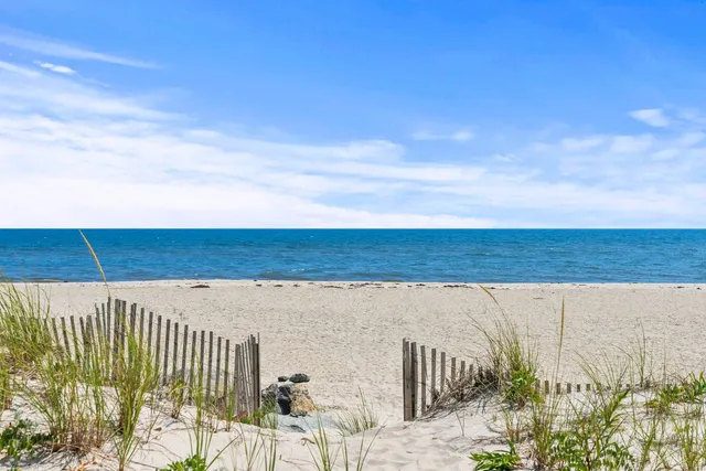 a view of an ocean beach