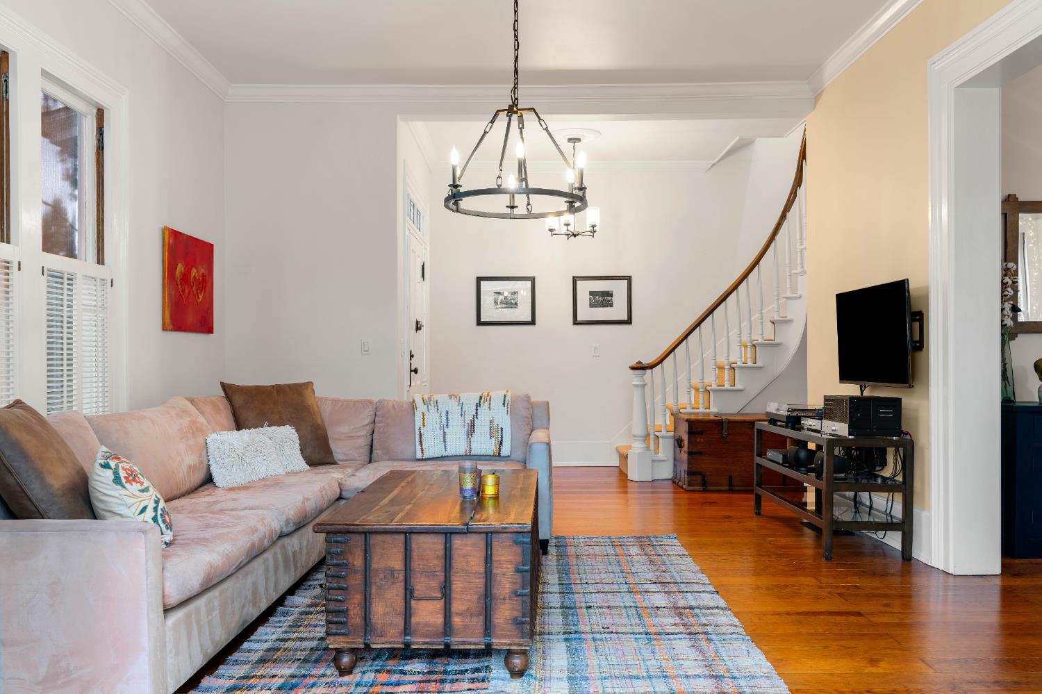 990 Thompson Way Placerville, CA 95667 - Photo 23 of 70 a living room with furniture and a flat screen tv
