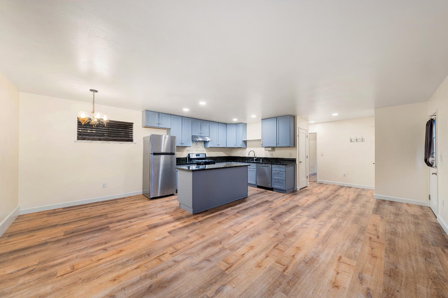 990 Thompson Way Placerville, CA 95667 - Photo 66 of 70 a large kitchen with kitchen island a sink stainless steel appliances and cabinets