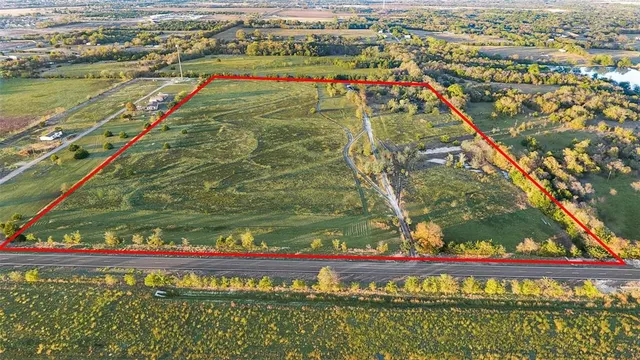 a view of an area with an ocean view