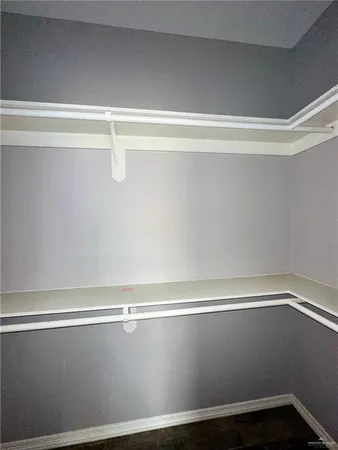 a close view of closet