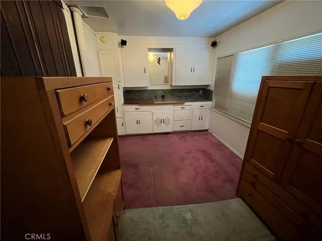 a view of a storage and utility room