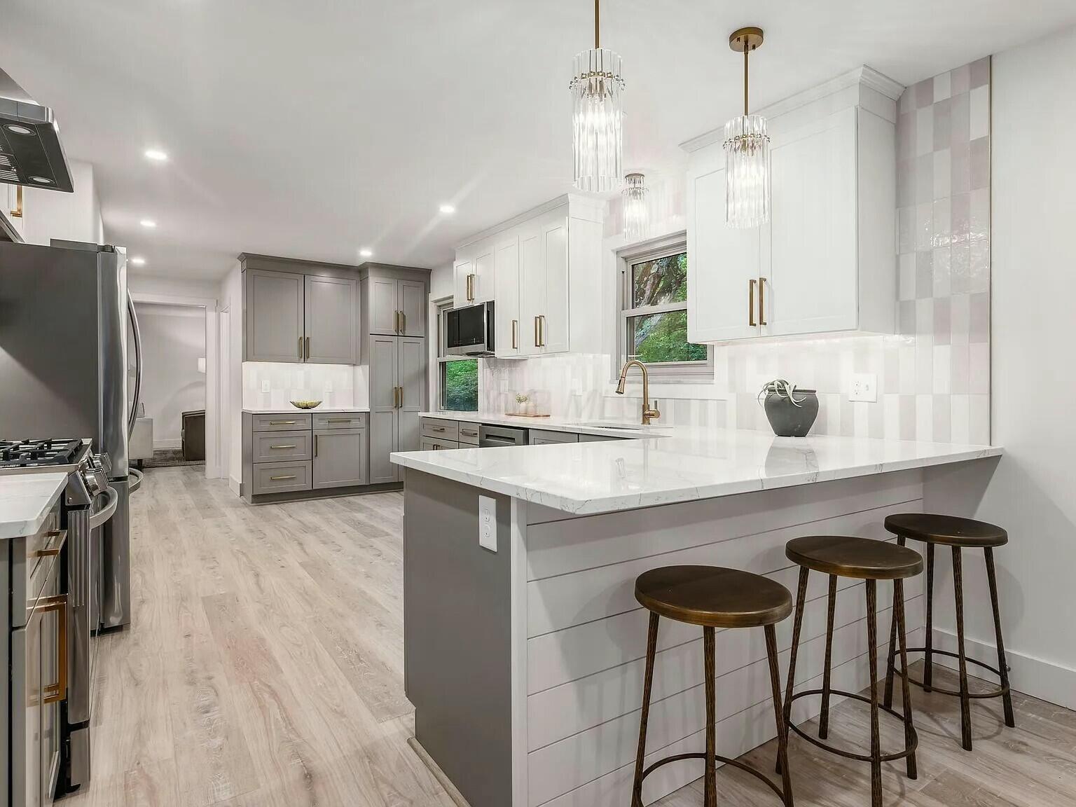 2696 Lane Road Columbus, OH 43220 - Photo 2 of 50 Gorgeous kitchen with luxury finishes and brand new everything!
