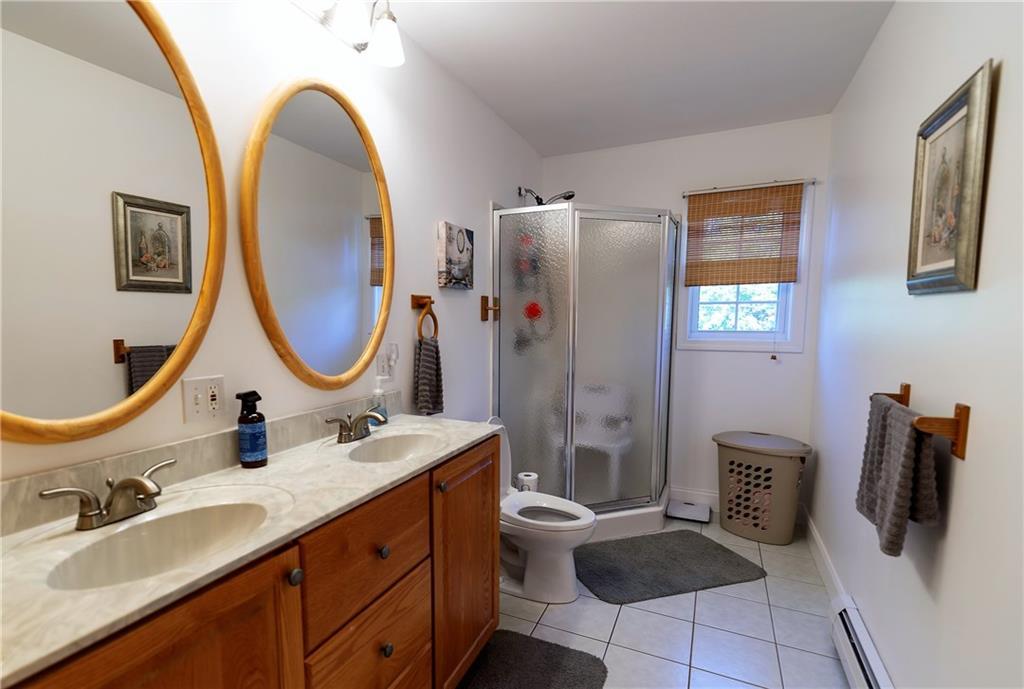 70 Colonial Road Westbrook, ME 04092 - Photo 22 of 35 Large dual sink vanity guest bathroom