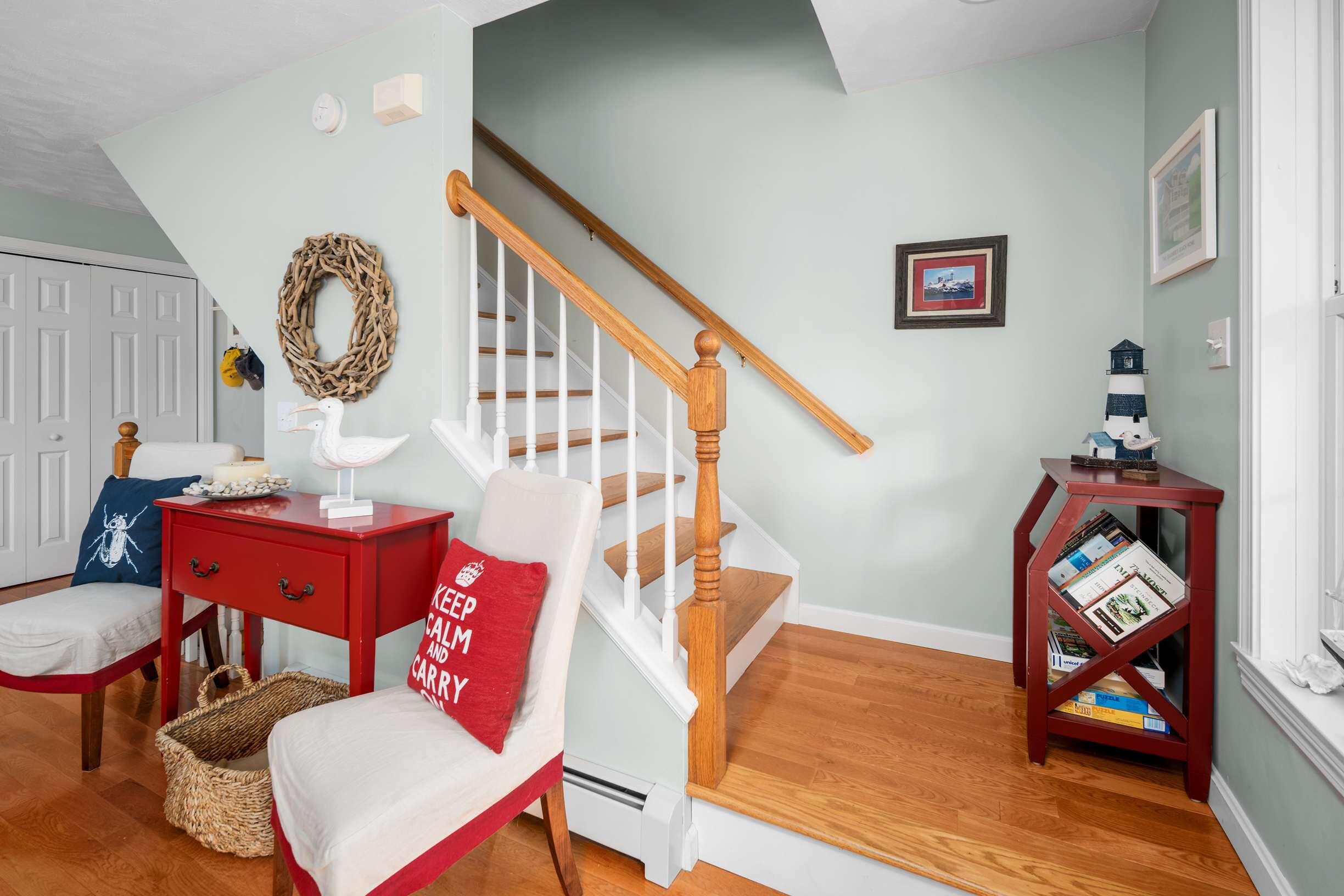 1413 Post Road, Unit 58 Wells, ME 04090 - Photo 13 of 26 Stairs to second level