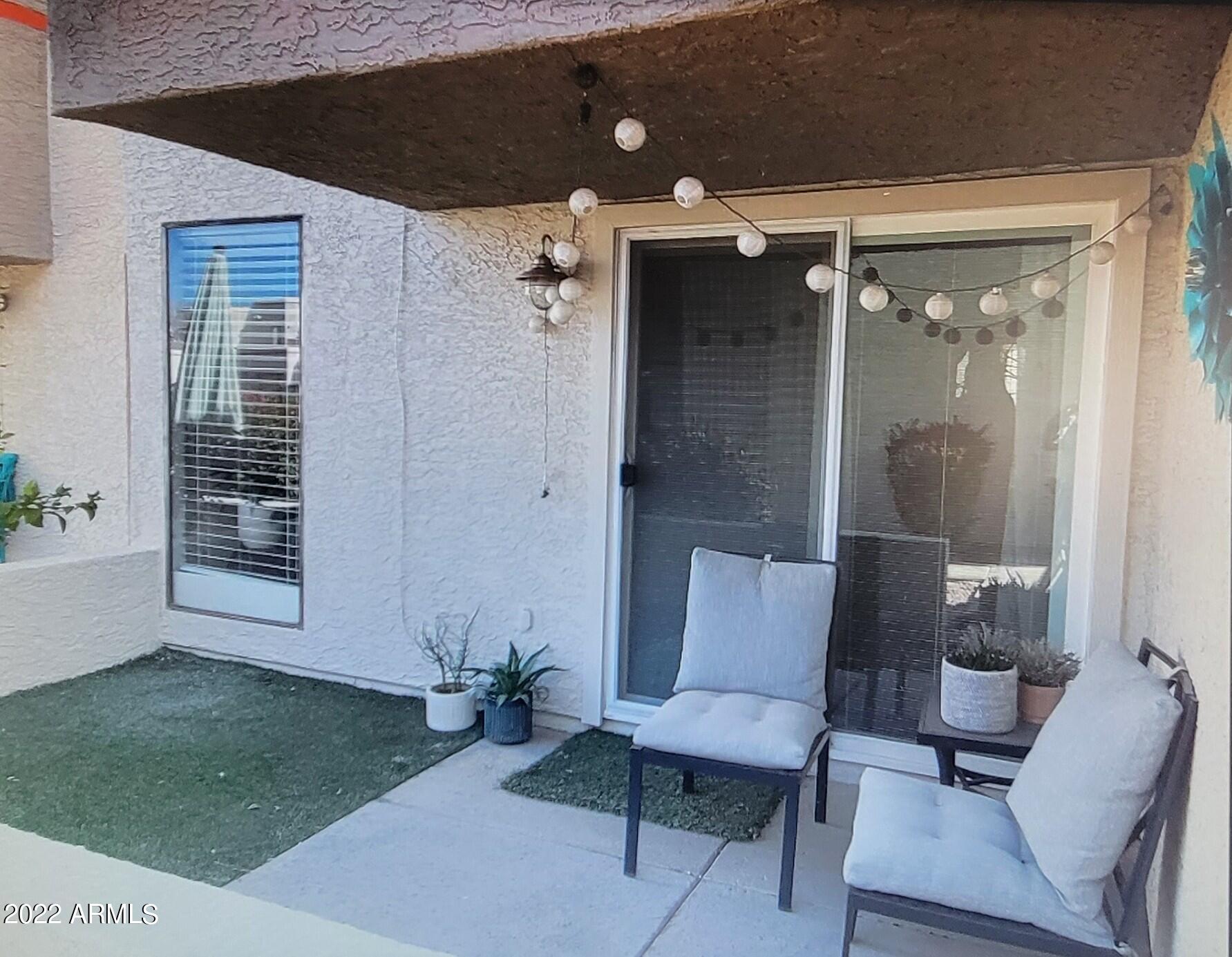 985 North Granite Reef Road, Unit 132 Scottsdale, AZ 85257 - Photo 4 of 18 Patio from courtyard