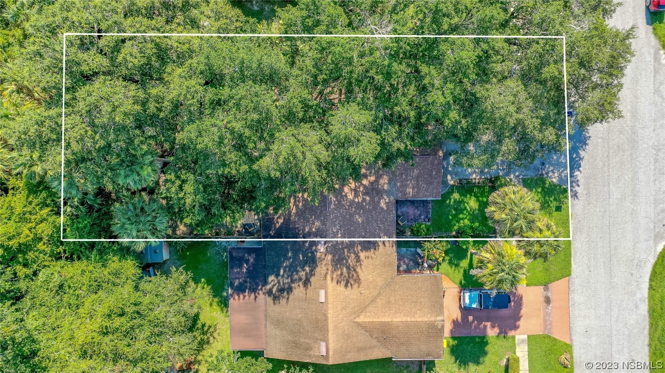 1109 Regent Street Edgewater, FL 32132 - Photo 26 of 27 a garden view with a lake view
