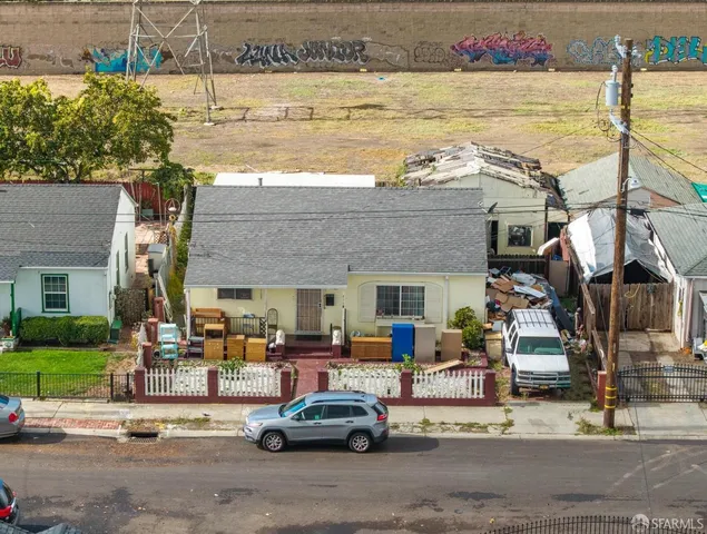 a car parked on the side of the street
