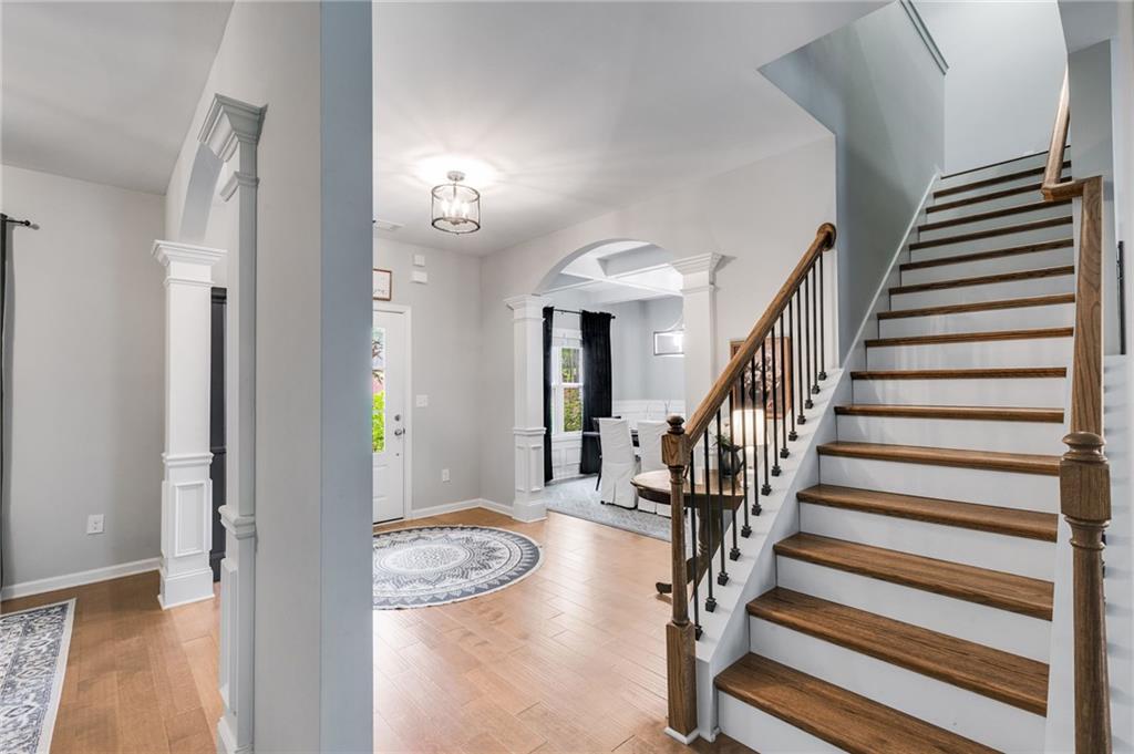 13 Westbrook Road Carrollton, GA 30116 - Photo 11 of 39 a view of entryway and hall with wooden floor